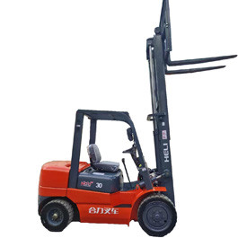 HELI H2000 3 Ton Used Heavy Duty Diesel Forklift 3m Lifting Height With 2 Stages