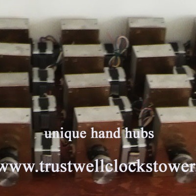 replace movement for old church clocks with stepper motor mechanism water proof