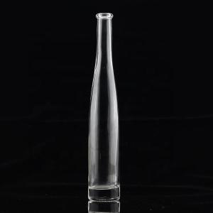 200ml 300ml 375ml Slender Shape Thin Glass Bottle for Vodka Manufacture Business