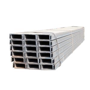 C Channel U Shaped Steel Beam JIS Web Thickness 5-16mm or as your request U / C