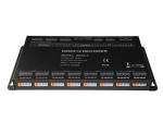 12V / 24V PWM Output LED Strip DMX Decoder 12 Channel Dip Switch Addressing