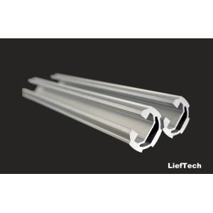 Thickness 1.7mm Anodized Aluminum Tube Pipe With Groove ISO9001