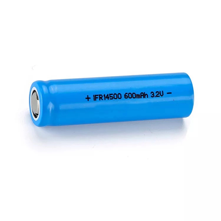 Cheap 14500 3.2V 600mAh Cell Rechargeable Lithium Lifepo4 Battery For High Powered Flashlights for sale
