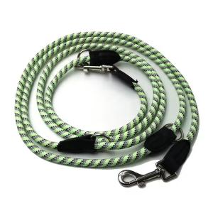 Heavy Duty Nylon Pet Leash Hands Free Reflective Rope Dog Leash With Adjustable