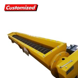 Customized Transmission System Feeding Spiral Conveyor for Oil Waste Sludge