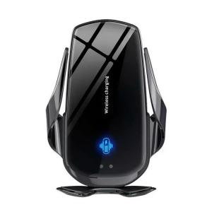 Smart Sensor Car Wireless Charger R1 Automatic Clamping 10W Fast Qi With Air