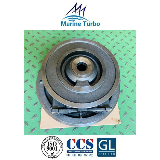 T- TCR18 Cast Iron Turbocharger Bearing Casing For HFO Engine