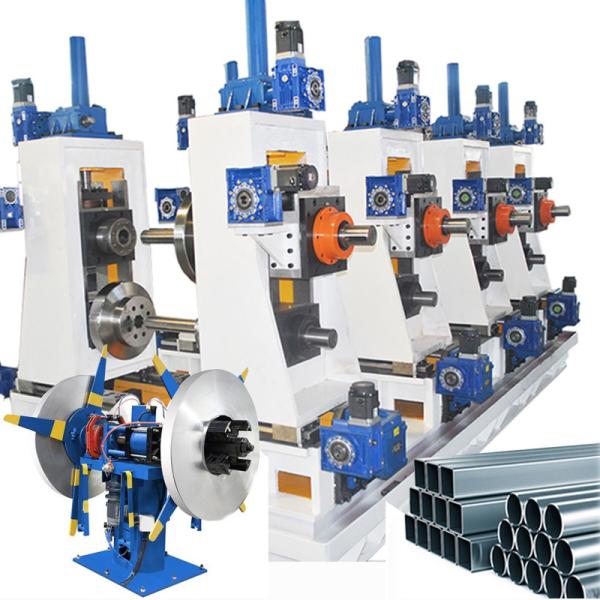 Quality Automatic Pipe Mill Machine with Cr12Mov Roller 12-60mm Diameter wholesale