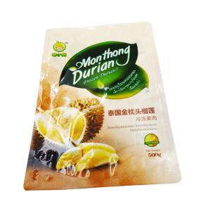 Custom food packaging Waterproof biodegradable plastic foil bag Zipper standing