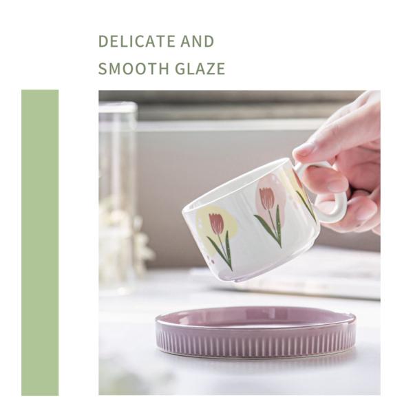 200ml Custom Modern Turkish Coffee Cups With Decal For Business Gifts