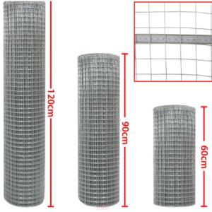 2 Inch 4 Inch PVC Coated Hot Dipped Galvanized Wire Mesh Rolls ISO SGS