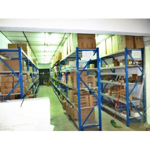 Dexion Compatible Long Span Racking System For Commercial , Blue / Orange