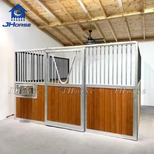 Customized Classic Nice HDG Free Design Portable Sliding Horse Stables Horse Stall Front Temporary Feed Panels