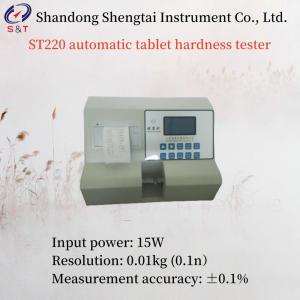 Input Power 15W Automatic Tablet Hardness Tester With Printer