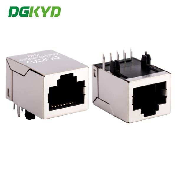 Network interface metal shielding industrial modular jack cat6 RJ45 connector