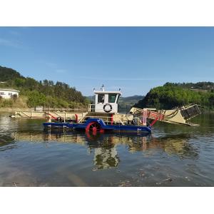 Full Auotamatic 5 CBM Aquatic Weed Harvester For River Cleaning