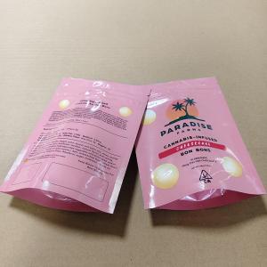 Transparent Stand Up Pouches With Zipper Composite Material For Coffee Beans