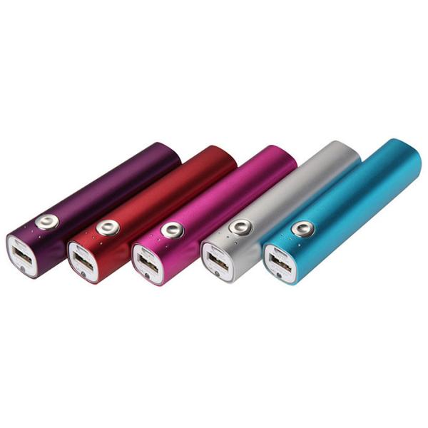 Mutiple Color Usb Port Power Bank , Mini Portable Power Bank With Silk Screen Logo
