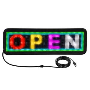 Cheap Programmable RGB Matrix Screen Car Display with Ultra Thin Sticker and Phone APP Control for sale