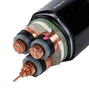 Underground 26/35KV Voltage 1.5-800mm2 5 Core Copper Conductor XLPE Insulated