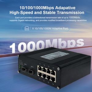 E-link 802.3at Gigabit POE Switch 8 Port SFP SC FC ST Optional