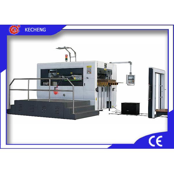 Quality Semi Auto Flatbed Die Cutting Creasing Machine / Paperboard Flat Bed Die Cutting Machine wholesale