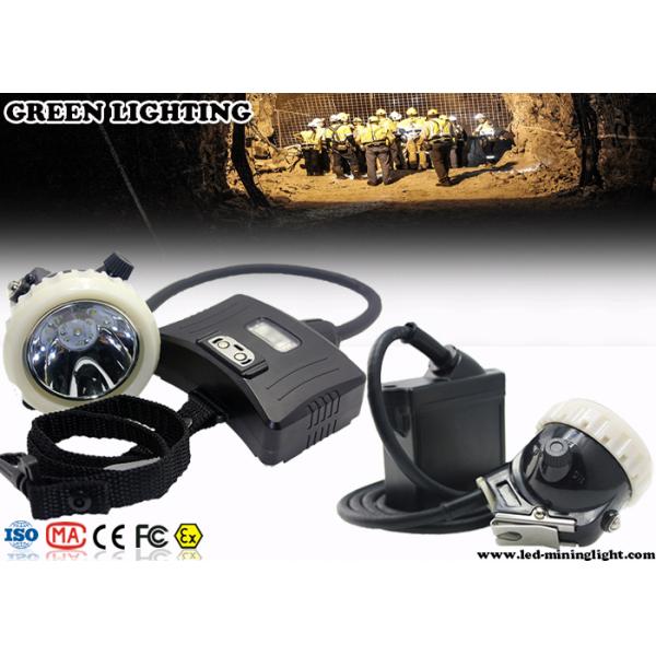 360g Semi - Corded Rechargeable LED Headlamp 8000 Lux IP67 Water Proof