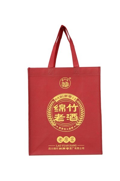 Custom best quality silk screen printing non woven grocery shopping bag with