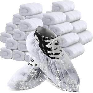 Non-Slip Non-Skid Disposable Shoe Covers with Logo Printing and Cleaning