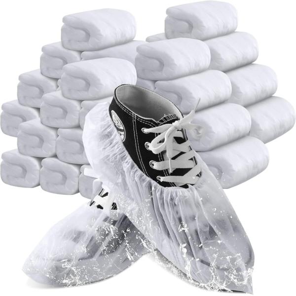 Non-Slip Non-Skid Disposable Shoe Covers with Logo Printing and Cleaning
