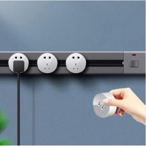 Aluminum Alloy Electrical Extension Power Track Socket 250V 25A