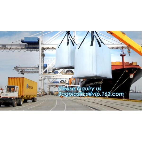 China supplier factory price white big bulk FIBC woven 1 ton pp jumbo bag