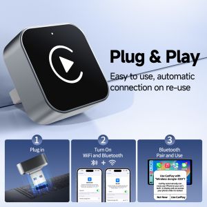 Vehicle Android Auto Car Play Adaptor Fast Auto-Connect Mini USB Car Play Dongle