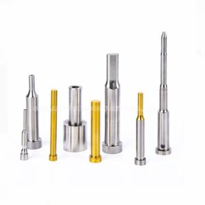Precision Die Punch Pins , M2 HSS Punch Toolings Insert Pin Tool With TIN