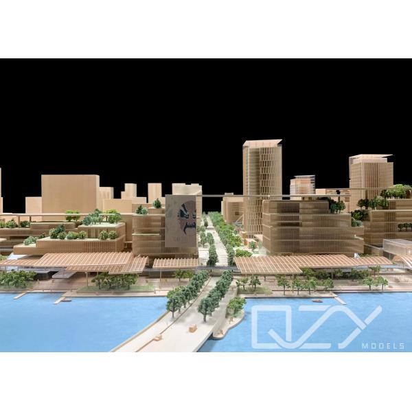 Quality Acrylic Urban 3D Architectural Model Maker Chengdu 5G Smart City 1:100 wholesale