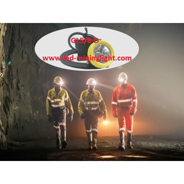 216lum 10000lux Rechargeable Led Hard Hat Light 7.8Ah Li - Ion Battery IP68 450mA