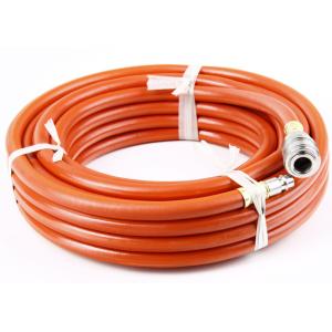 China Orange ID 1/4 5/16 3/8 Short Air Hose Assembly With Quick Couplers on sale