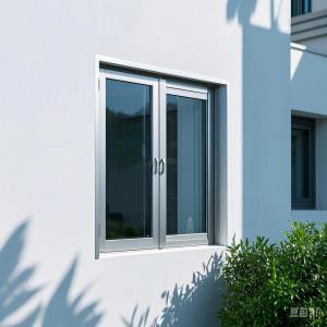 White Aluminum Sliding Windows , Sliding Open Window With Multi Point Locking