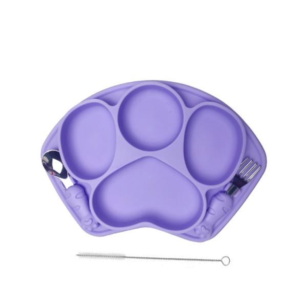 Quality Silicone Baby Bpa Free Suction Bowl Set Tableware Customized With Straw wholesale