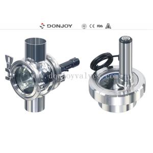 Sus304 Sanitary Sight Glass With Ac110v Light Zero Dead Angle