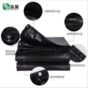 Heavy Duty Weatherproof Sheet with Plain Stripe 80g/Sq.M Ldpe Coating