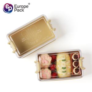 Cartoon cake friut Bento box Plastic Portable lunch box with handle