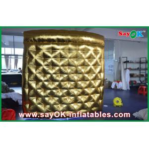 Inflatable Photo Booth Rental 2.5m X 2.5m X 2.5m Golden Inflatable Photo Booth