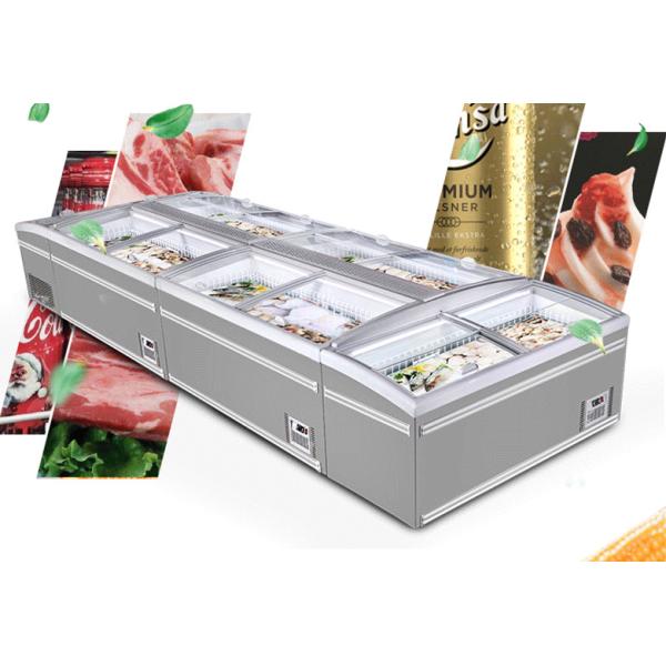 Quality Large High Vision Seafood Display Freezer With Digital Controller wholesale
