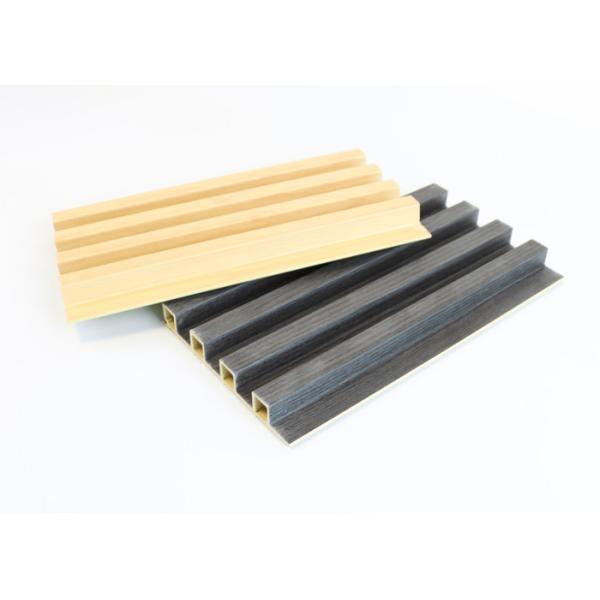 Quality Fluted Wood Composite Wpc Wall Panel Waterproof For Interior Decoration wholesale