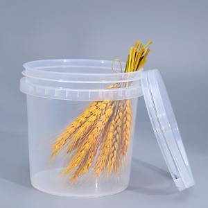 Printing Silk Screen Printing.heat Transfer Printing 1L Clear Plastic Buckets