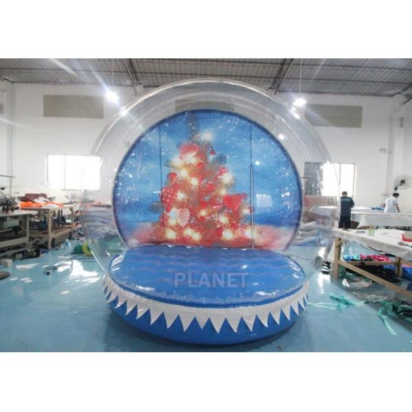 Quality 0.8mm Transparent Inflatable Snow Globe Photo Booth wholesale