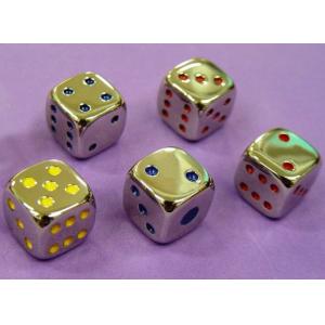 Dice of acrylic or urea along with ABS or Zinc-alloy dice