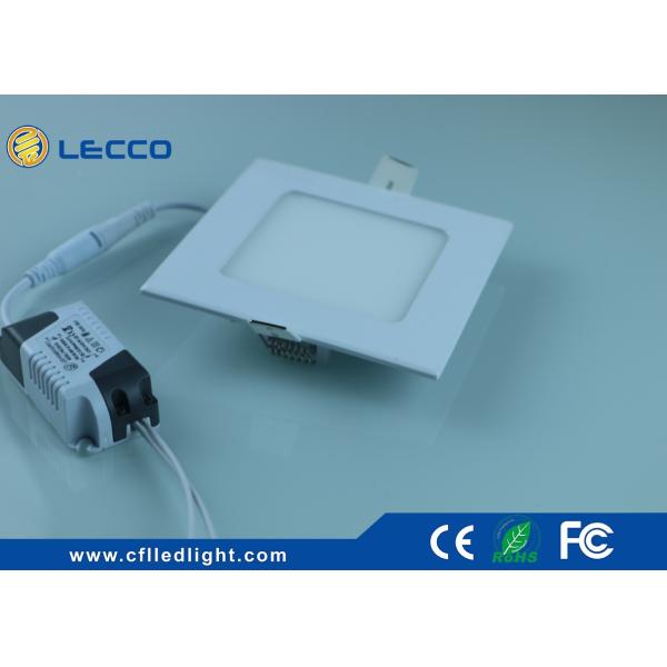 Quality 235LM UGR < 19 LED Square Panel Light 80 * 10 MM 3W Imported PMMA 80 LM / W PF > 0.9 wholesale