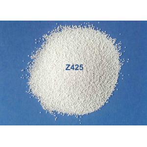 White Ceramic Blasting Media Shot Peeing Zirconia Beads Z850 For Automotive